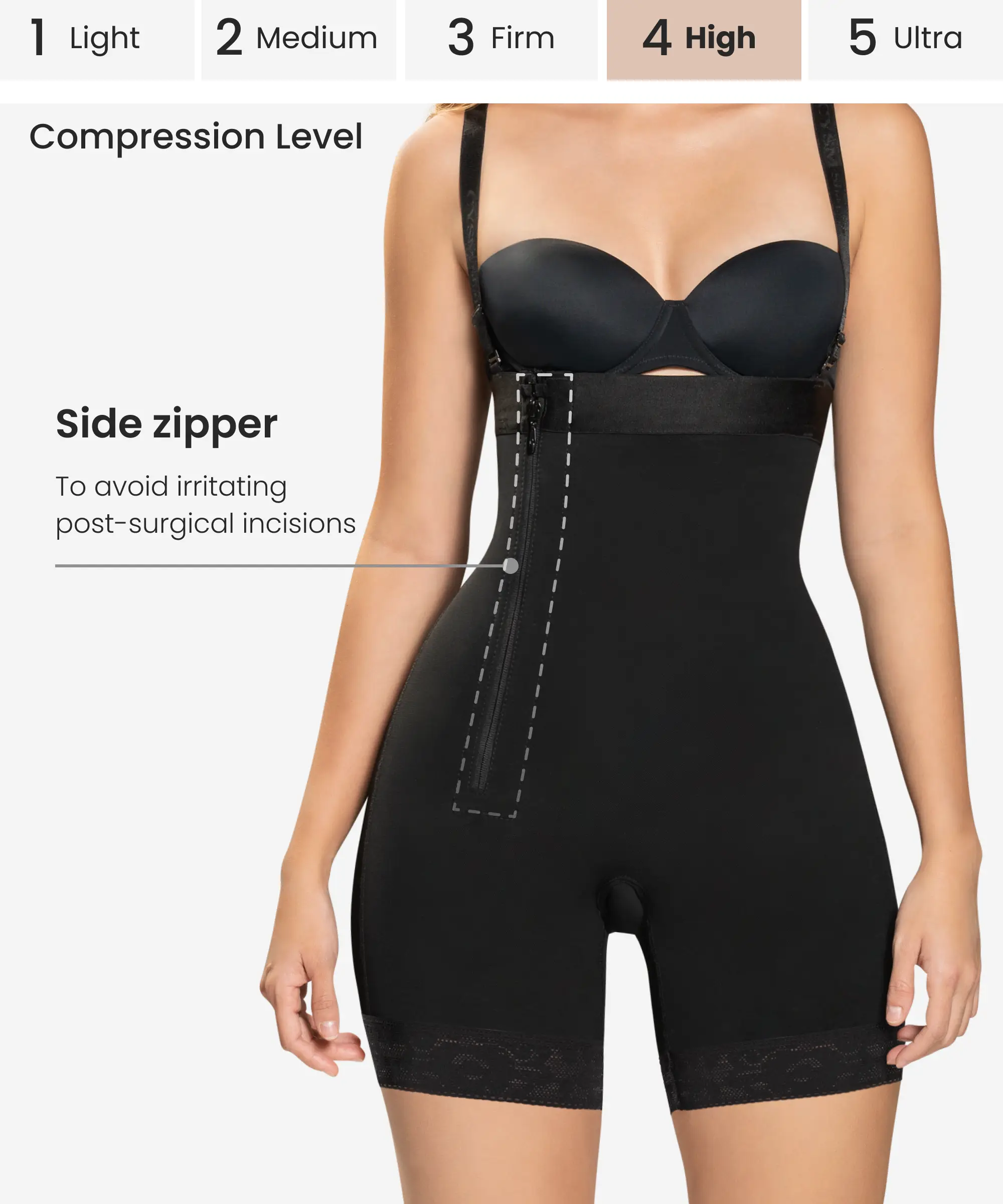 strapless body short ultra silhouette shaper style 491 strapless body short ultra silhouette shaper style 491