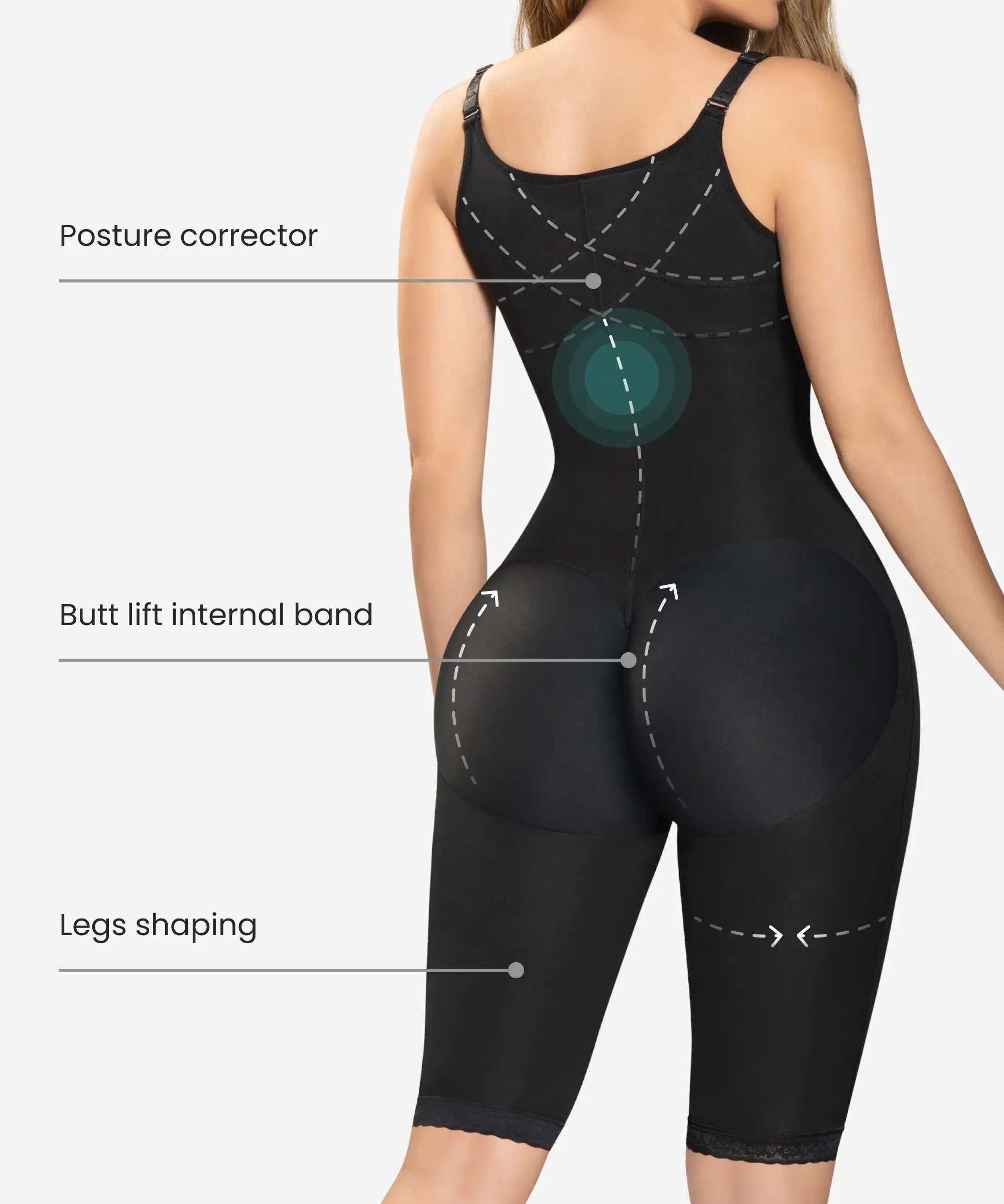gradual compression curvy body shaper style 460 gradual compression curvy body shaper style 460