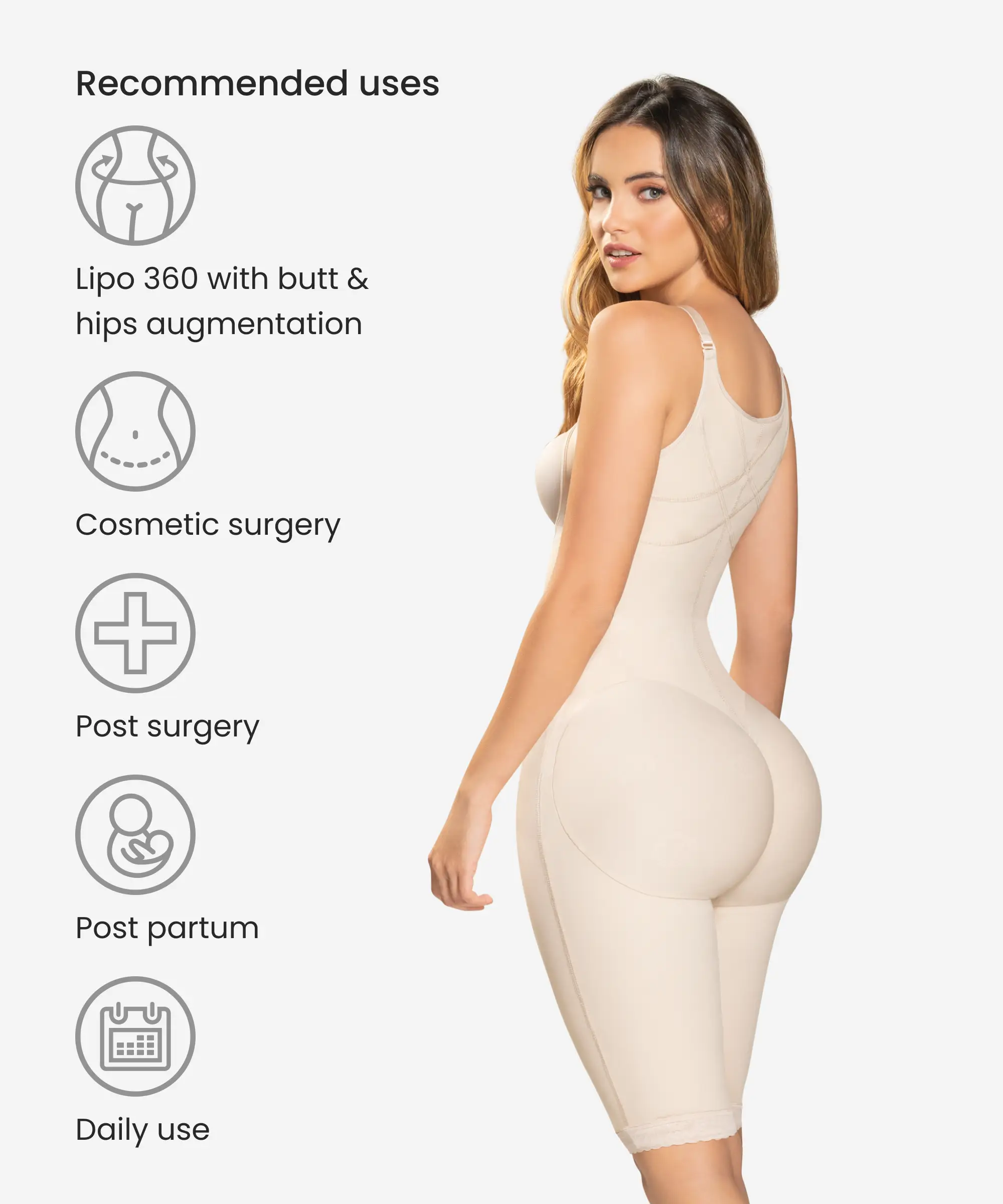 gradual compression curvy body shaper style 460 gradual compression curvy body shaper style 460