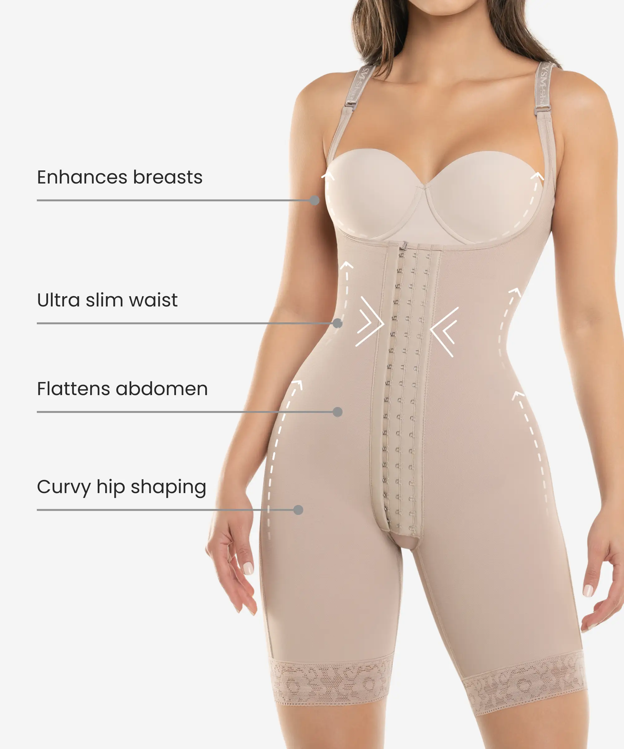 Firm control bodysuit with butt-lift - Style 471 - Image 6