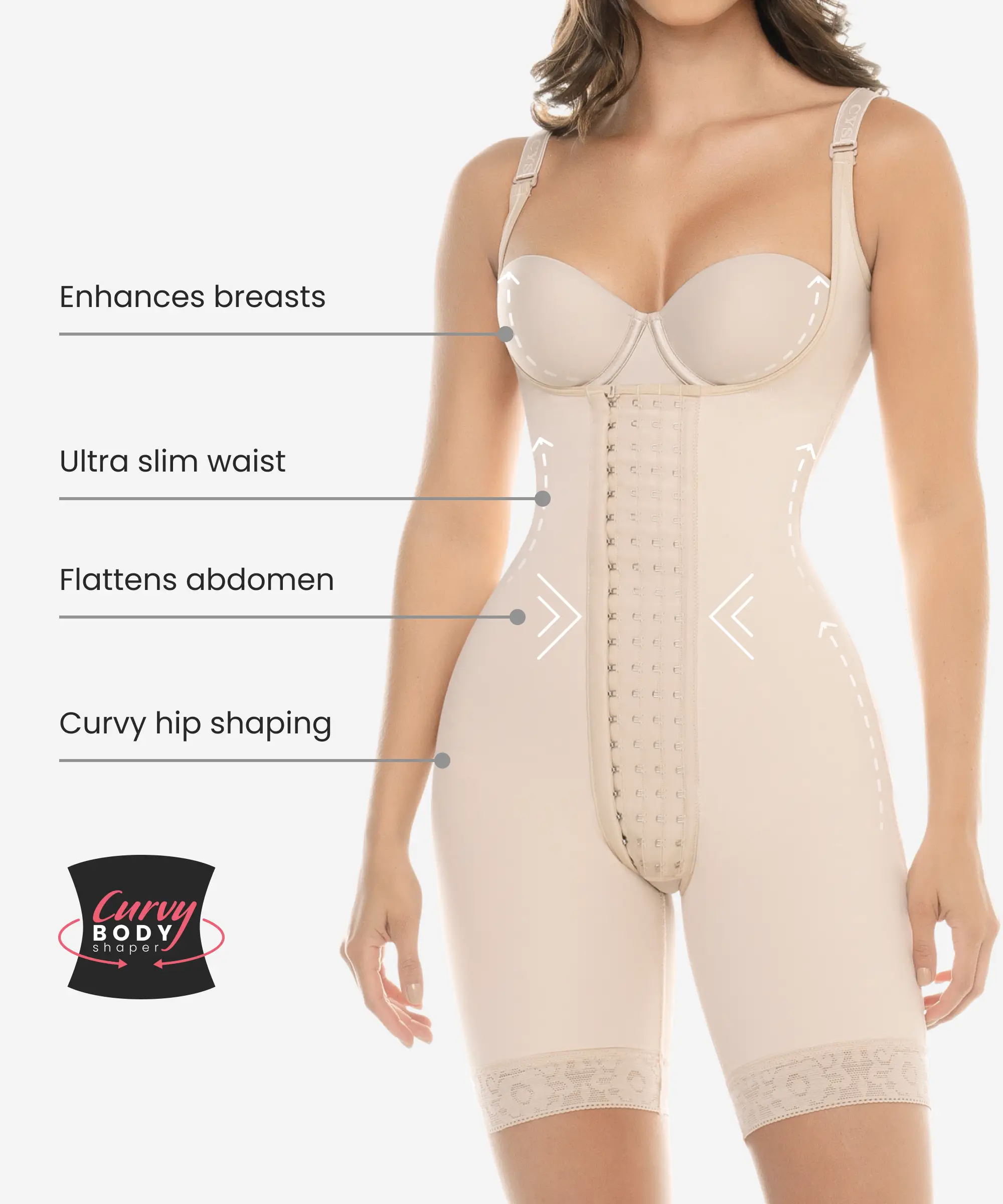 gradual compression curvy body shaper 459 style gradual compression curvy body shaper 459 style