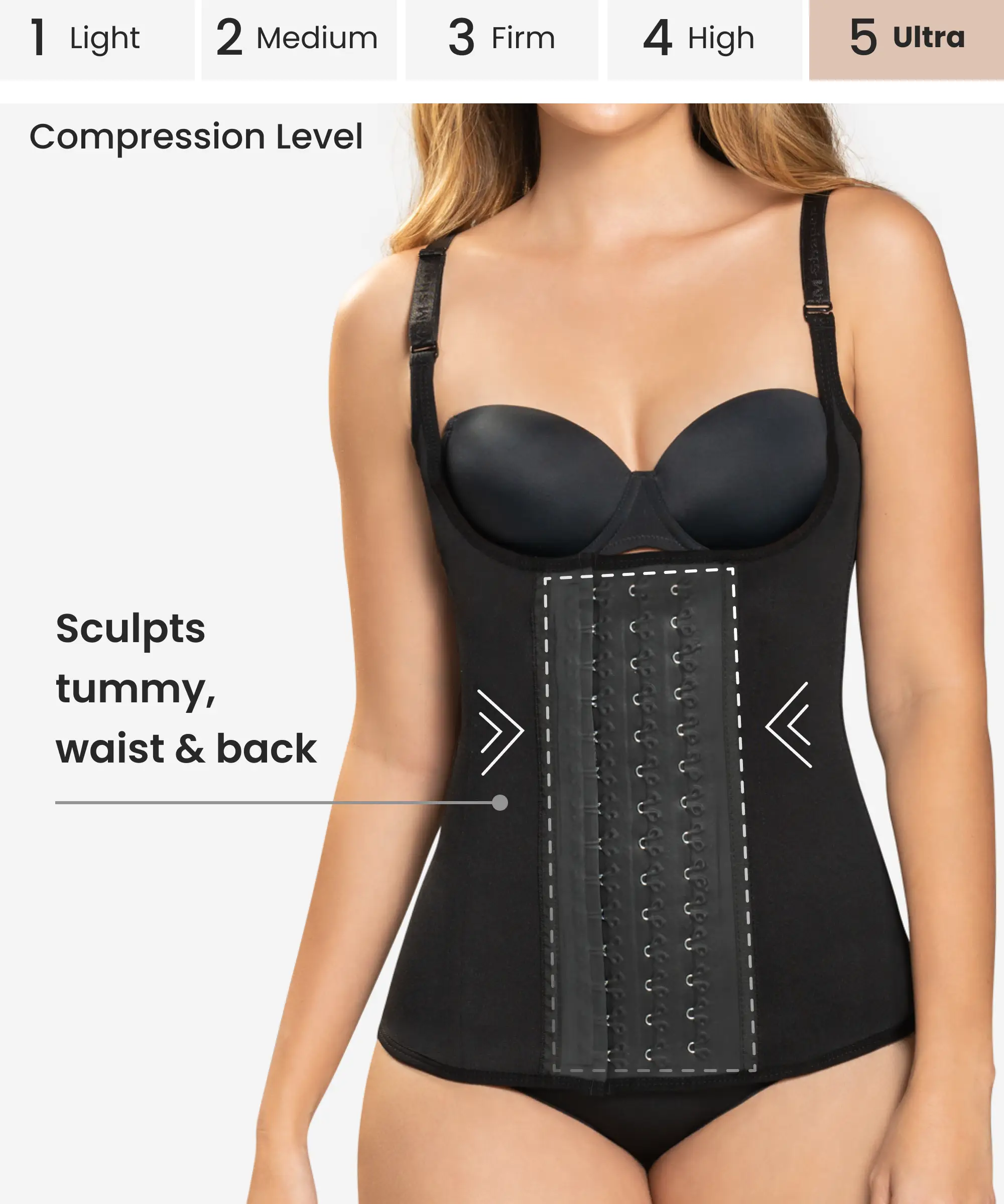 ultra compressive waist cincher style 1331 ultra compressive waist cincher style 1331